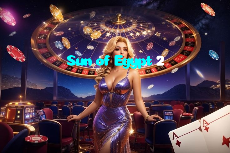 Sun of Egypt 2 casino presented on mobile device in Pakistan with slots and live games